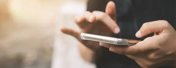 person making a phone call